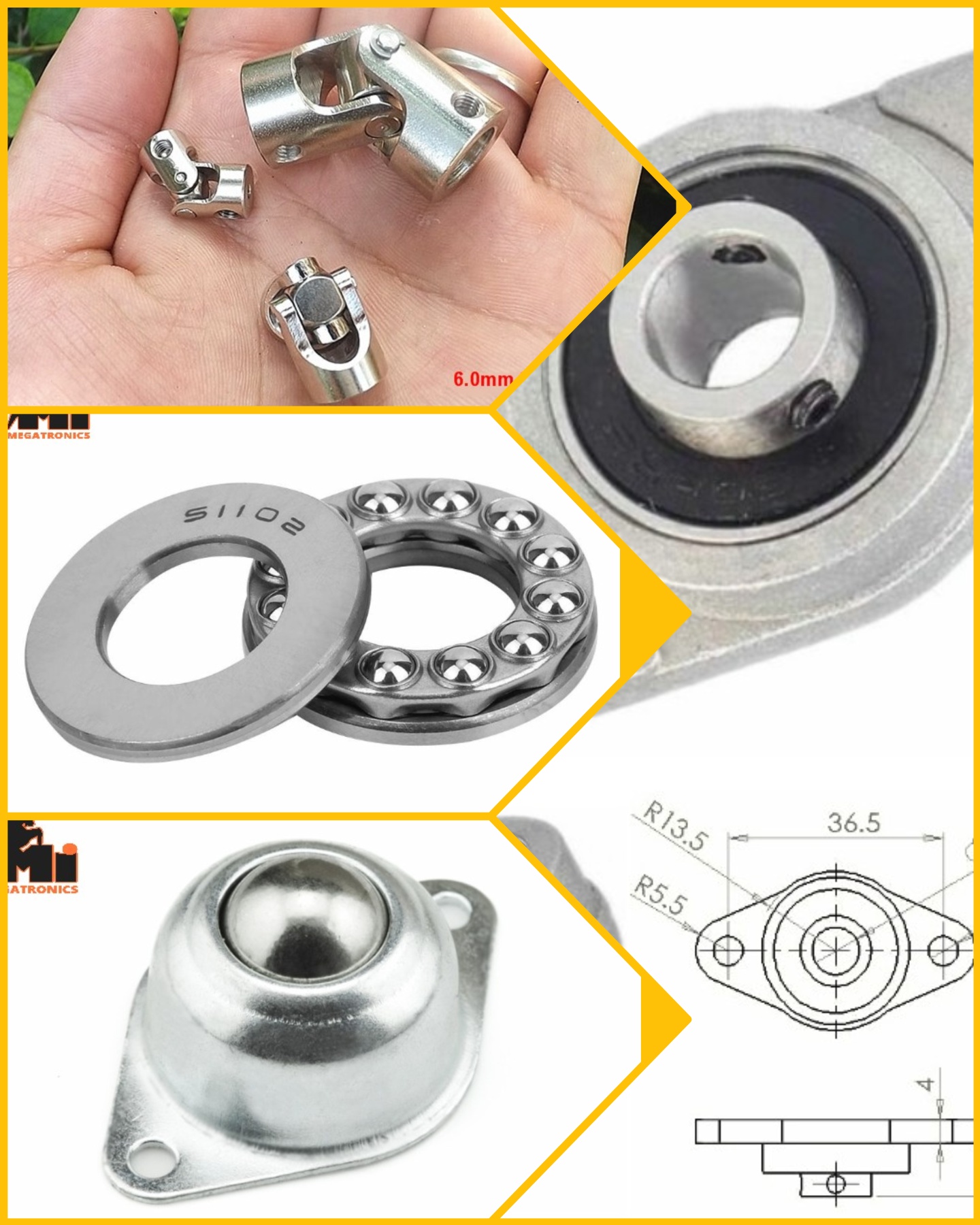 Bearings, Shafts, Couplings, Structural Frames